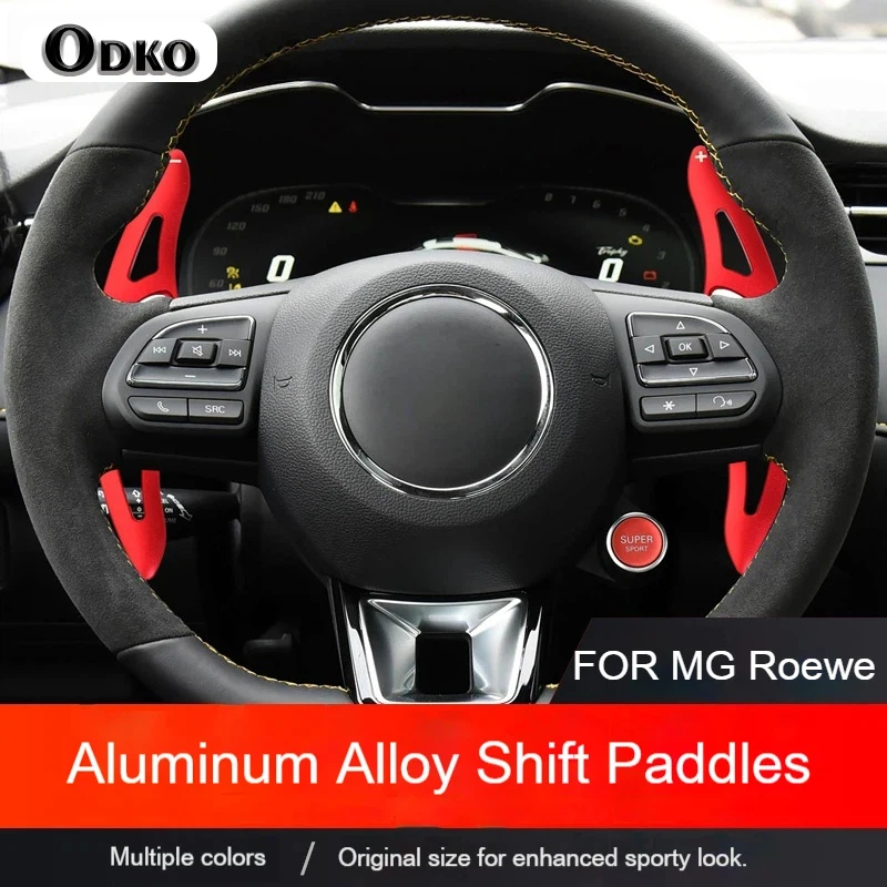 

2pcs Carbon Fiber Car Steering Wheel ABS Shift Paddle Extension Shifters For Roewe 550 2008-2014 RX5 2016-2019 RX8 2018-2021