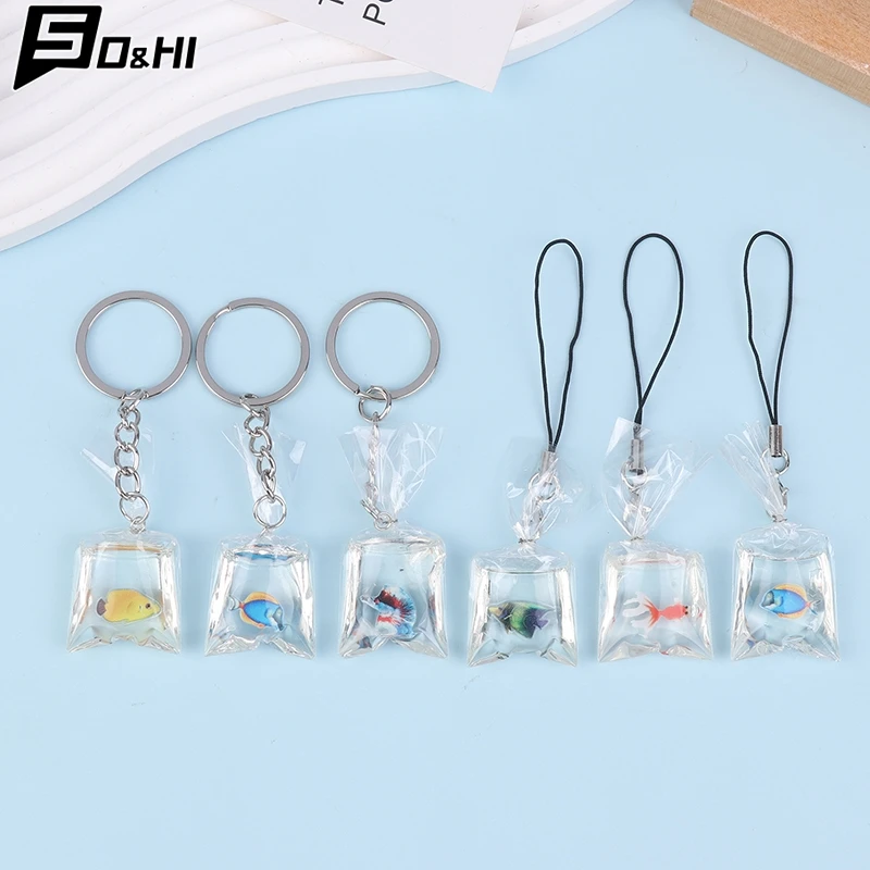 Kawaii ปลา Charms สายคล้องน่ารักปลาทองจี้โทรศัพท์มือถือผู้หญิงจี้สําหรับคีย์กระเป๋าน่ารักอุปกรณ์เสริม