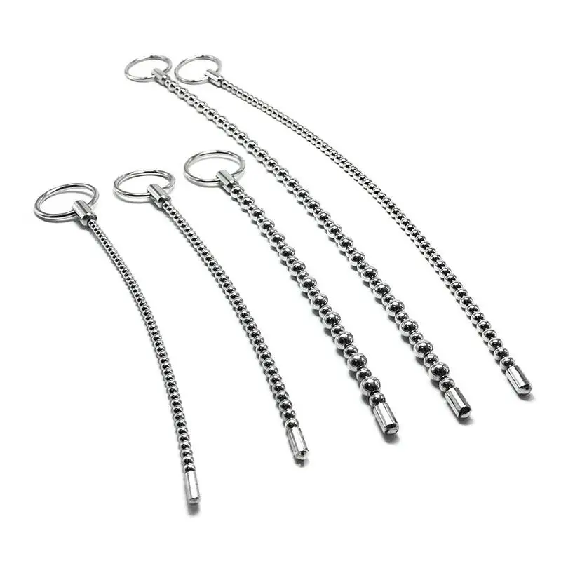 Stainless Steel Urethral Catheter Penis Plug Urethral Sound Metal Dilator Horse Eye Stimulation Adult Sex Toys for Men Gay