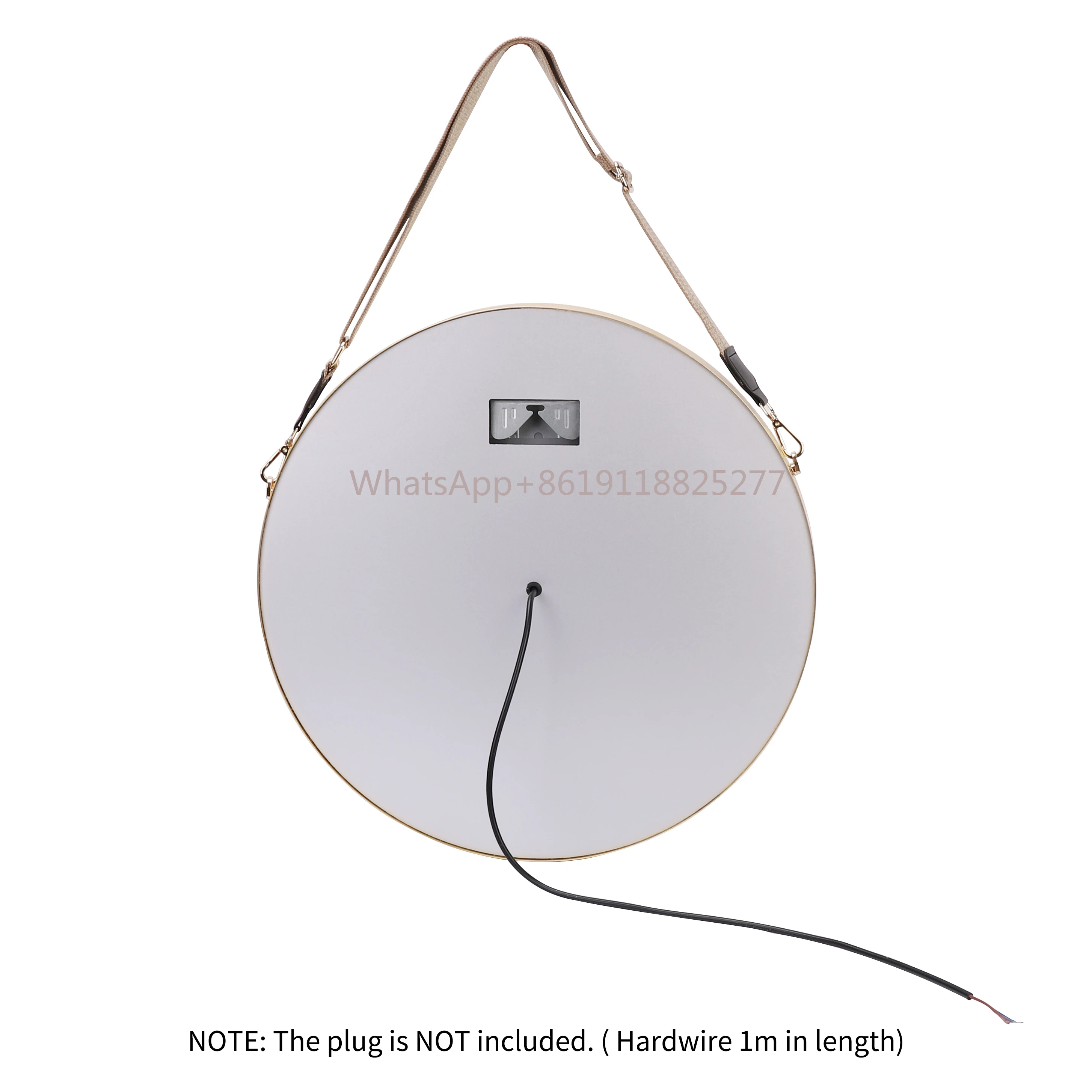 

Vanity Mirror, Anti-Fog & Dimmable Touch Switch Frame Round Mirror,Round Bathroom Mirror with Light,Wall Mounted Lighted