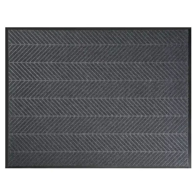 Custom Size Tire Pattern Floor Mat Roll PVC Backing Non-Slip Inlet Door Mat Absorbent Carpet Suitable for Hotel Offices