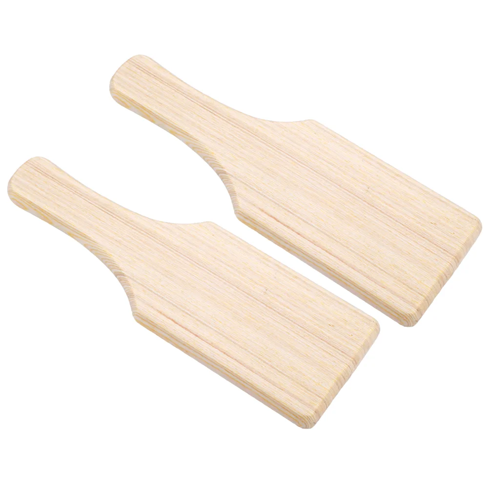 2 PCS Kiln for Pottery at Home Wooden Clapper Clay Sculpture Tools Tower Masonry Accessories Supplies