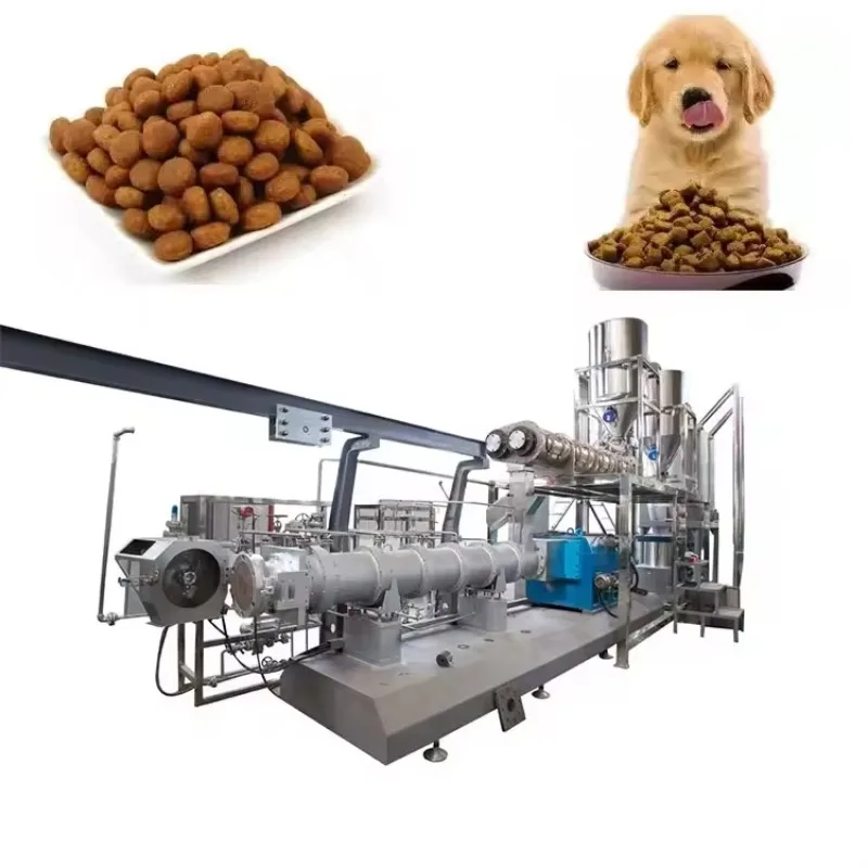 Green Manufacturing Modular Design CE Certified 500KG/H Pet Dog Food Machine for Eco-Friendly Pet Food Production Facilities