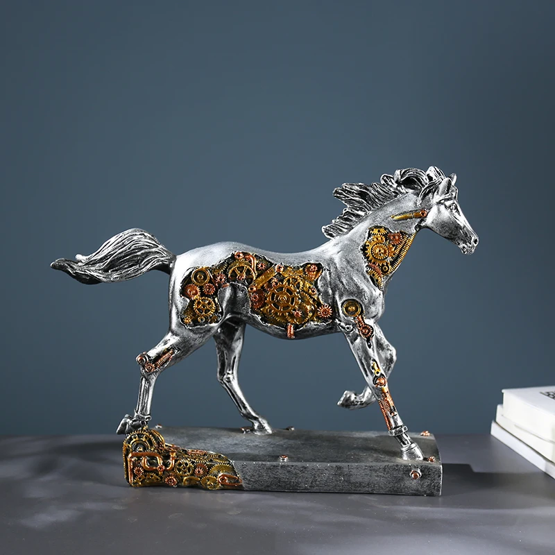 Inspirational wolf decorative ornaments retro home accessories TV cabinet wine cabinet office creative handicrafts furnishings