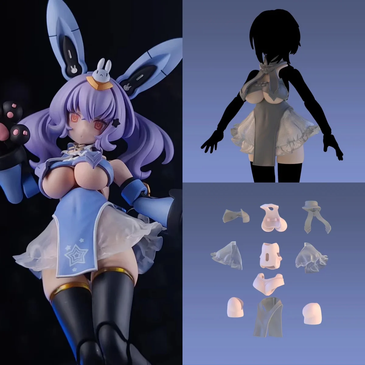 【No Body】1/12 스케일 여성 군인 코토부키야 드레스 3D 프린트 레진 오리지널 파츠 6인치 코토부키야 액션 피규어 모델용