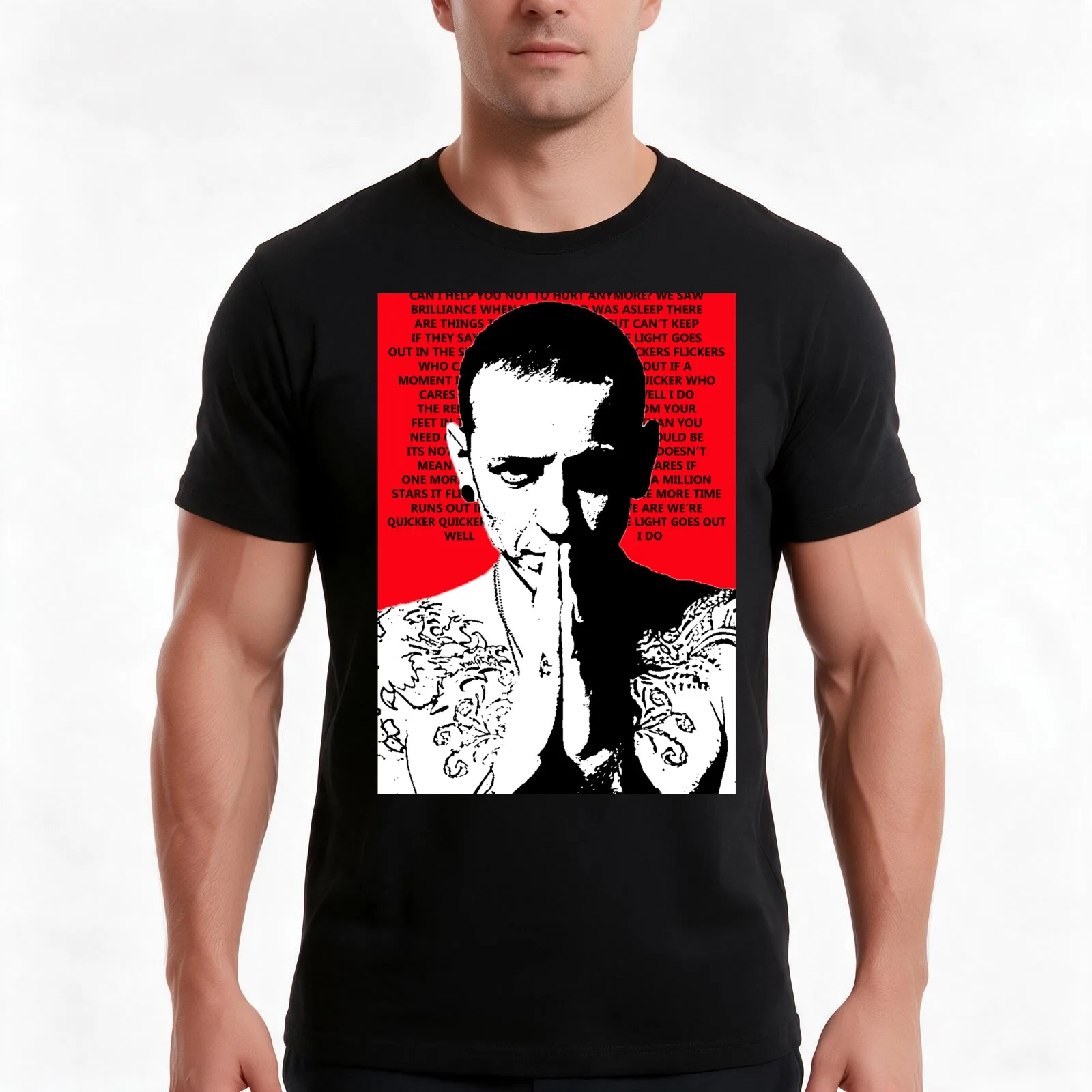 Thank you Chester T-Shirt Summer Casual Cotton Tee Oversized Streetwear Tops Vintage Graphic Print Loose Fit Short Sleeve