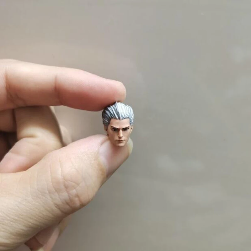 Painted 1/18 Scale Vergil Head Sculpt Fit 3.75