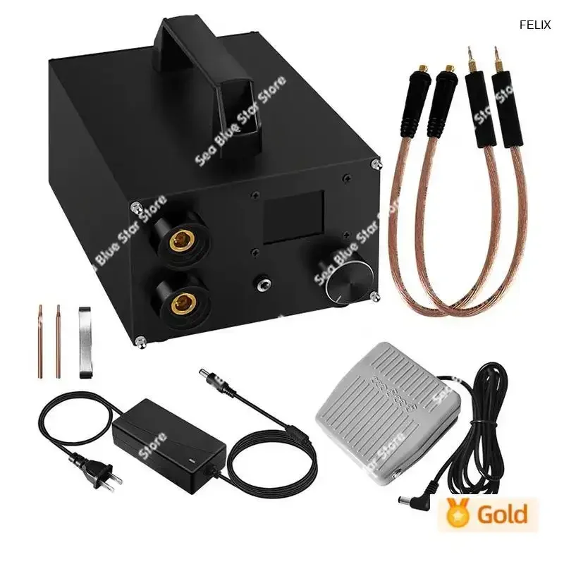 

18650 battery spot welding machine 250 gear spot welding dual capacitor energy storage dual pulse welding 0.3mm nickel sheet