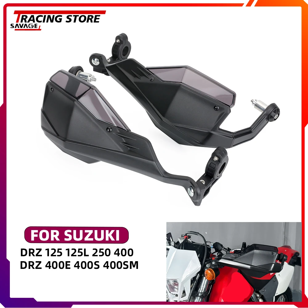 

2024 For SUZUKI DRZ 125 125L 250 400 400E 400S 400SM Handlebar Handguard DRZ Motorcycle Hand Guard Protector DRZ400 Accessories