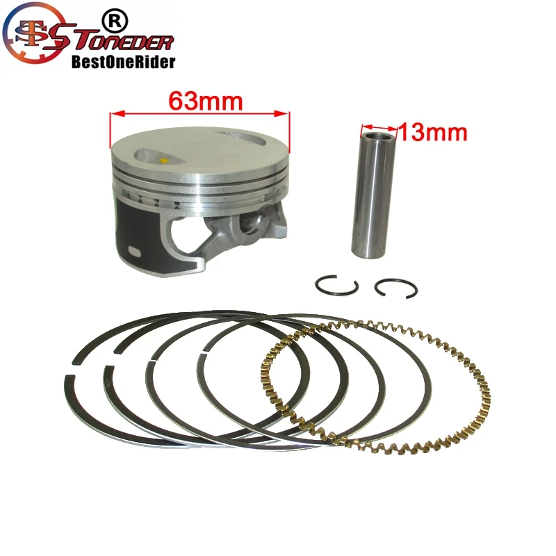 STONEDER YX 180cc 63mm Piston Ring 13mm Wrist Pin Kit For Pit Dirt Bike Motorcycle