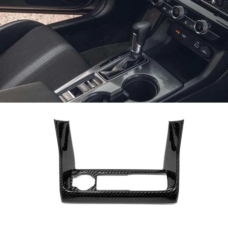 

LHD! Интерьерная USB-панель для сигарет, задняя крышка, отделка, наклейка, автомобильный аксессуар для Honda Civic 2022, 2021, 2023, 2024