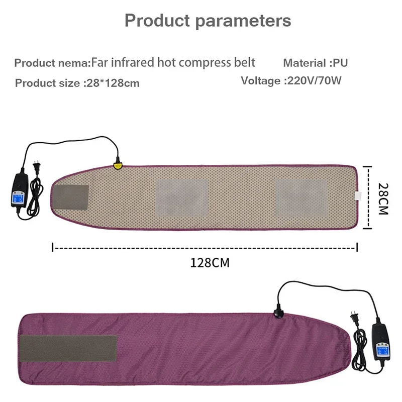 Chauffage de Sauna électrique, taille fine tropicale, vibrateur chaud, perte de poids, beauté, tondeuse abdominale à infrarouge lointain, outil de Relaxation du dos