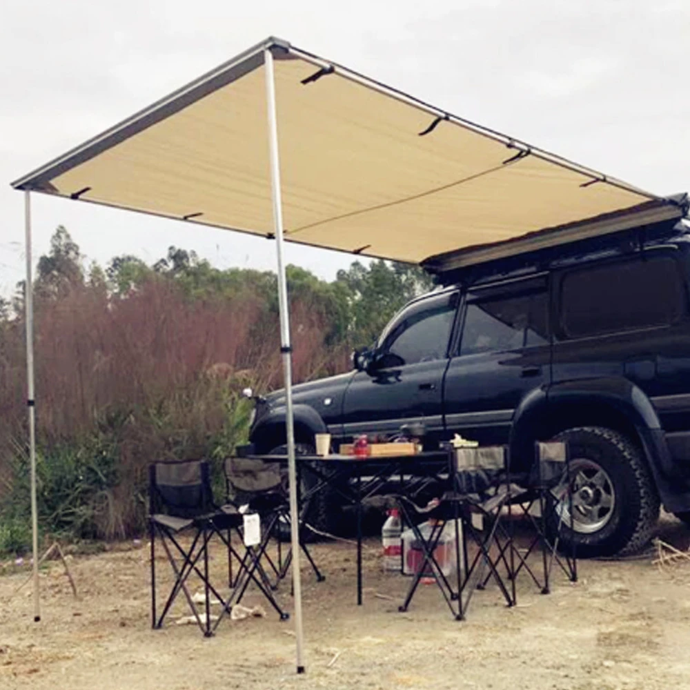 

Car Side Tent Sun Protection Suv Shade Awning Extension Of Rain Canopy Outdoor Off-Road Self-Driving Tour Custom