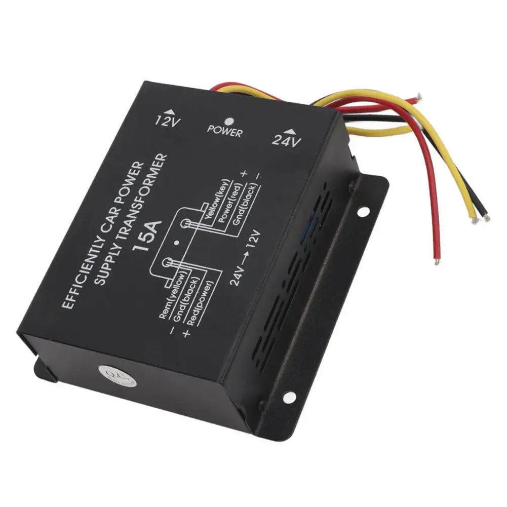 Car Power Supply Converter Professional Memory Funtion 10/15/20/25/30A 24V to 12V Power Regulator Voltage Reducer for Radio