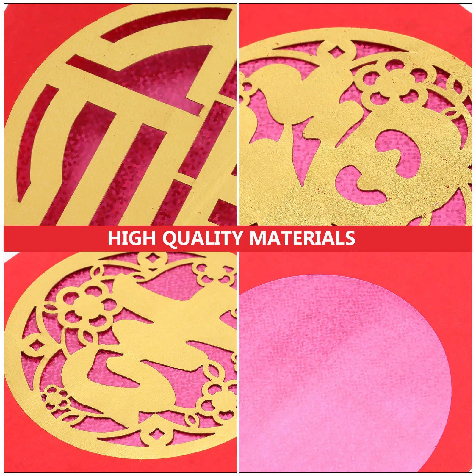 

4Pcs Red Packets Ox New Year Mixed Styles Festival Gifts Party Envelopes Redpackets Hongbao Celebration Pack Red Packet