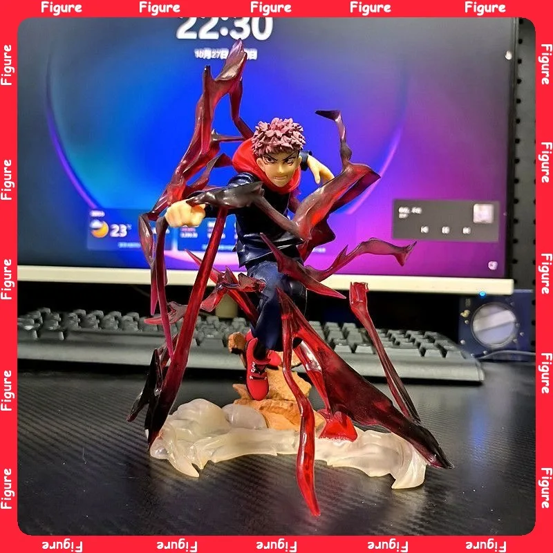 

18cm Anime Jujutsu Kaisen Figurine Itadori Gojo Satoru Figure Action Statue PVC Model Doll Room Decora Collection Toys Gifts