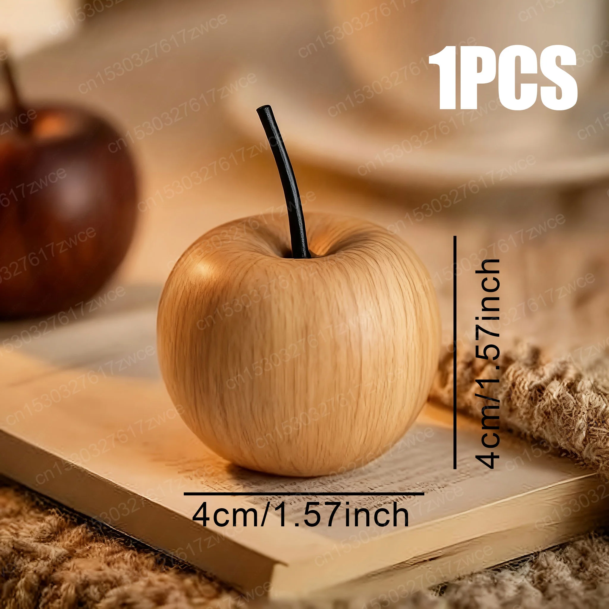 Diffuseur d'arôme de pomme en bois naturel, décor de table pour voiture, maison, bureau, distributeu
