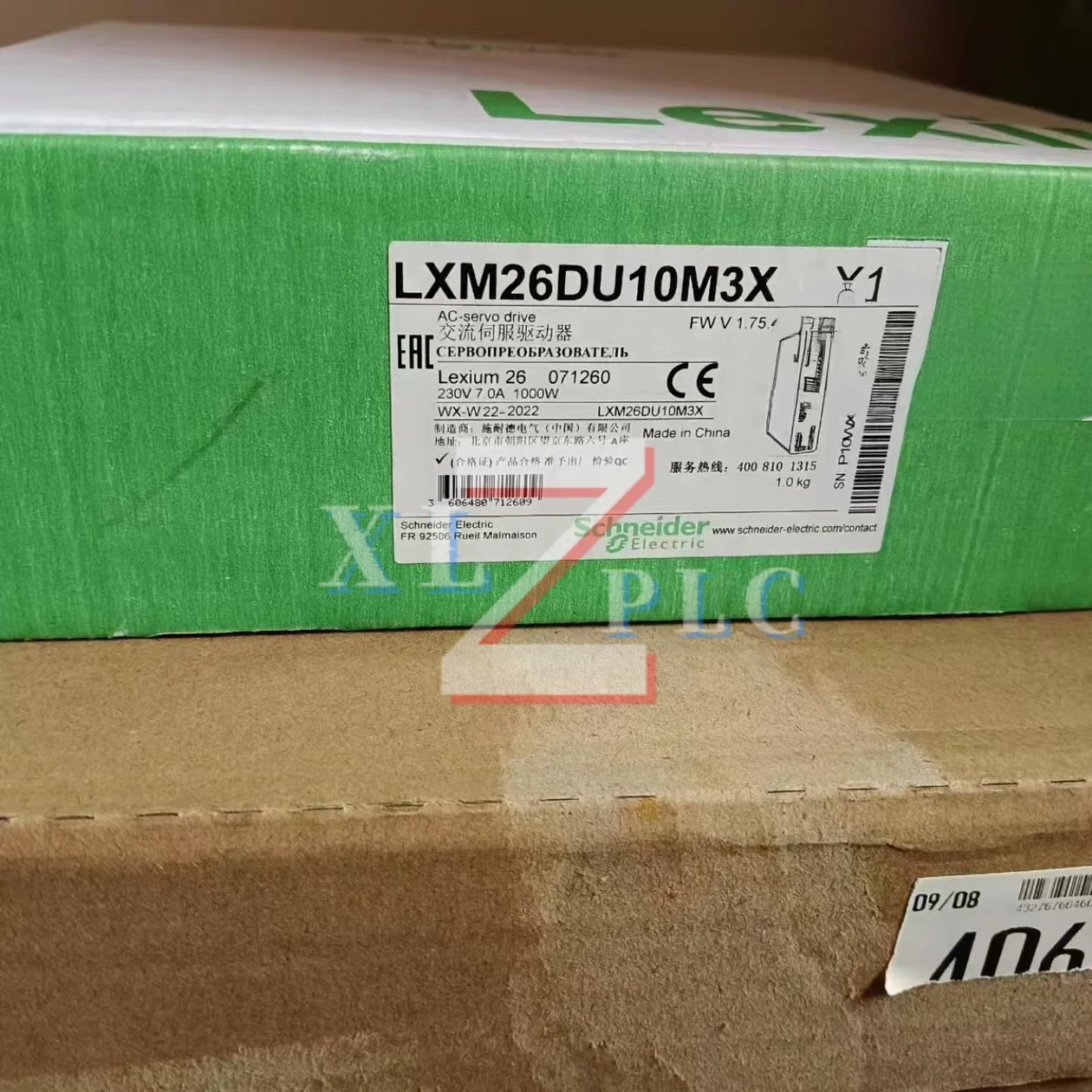 

Сервопривод LXM26DU10M3X новый в наличии