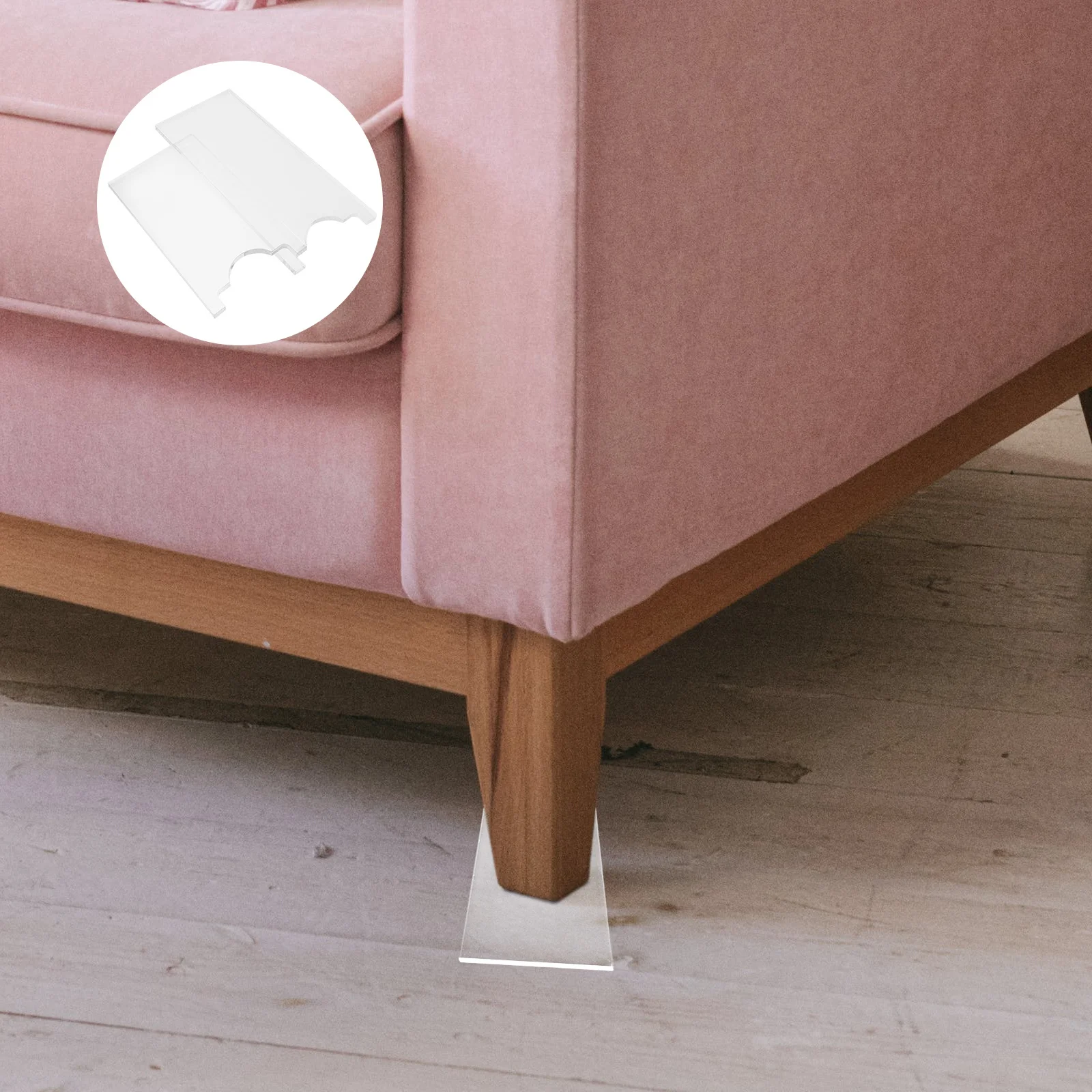 

1 Set Clear Wall Spacer For Sofa Mattress Bumper Protector Outlet Space Saver Corner Protector Chairs Beds