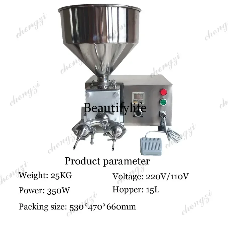 AB AB02 Automatic Puff Core Injection Machine Electric Cream Jam Chocolate Salad Injector Machine Cream Filling Machine