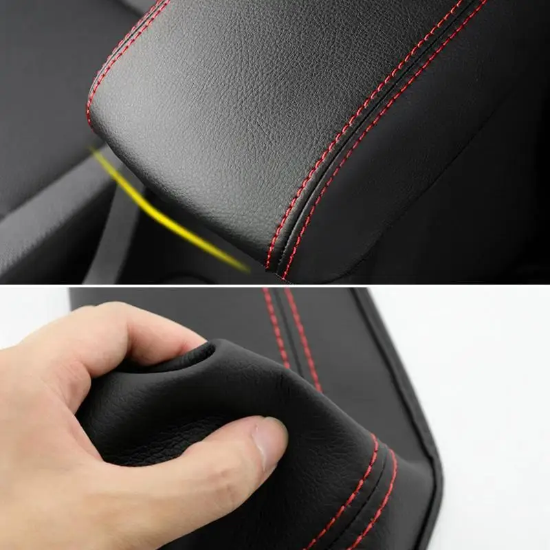 PU Leather Car Central Armrest Box Set Hand Box Protective Cover Modification Cushion for Toyota Corolla E210 2018-2024