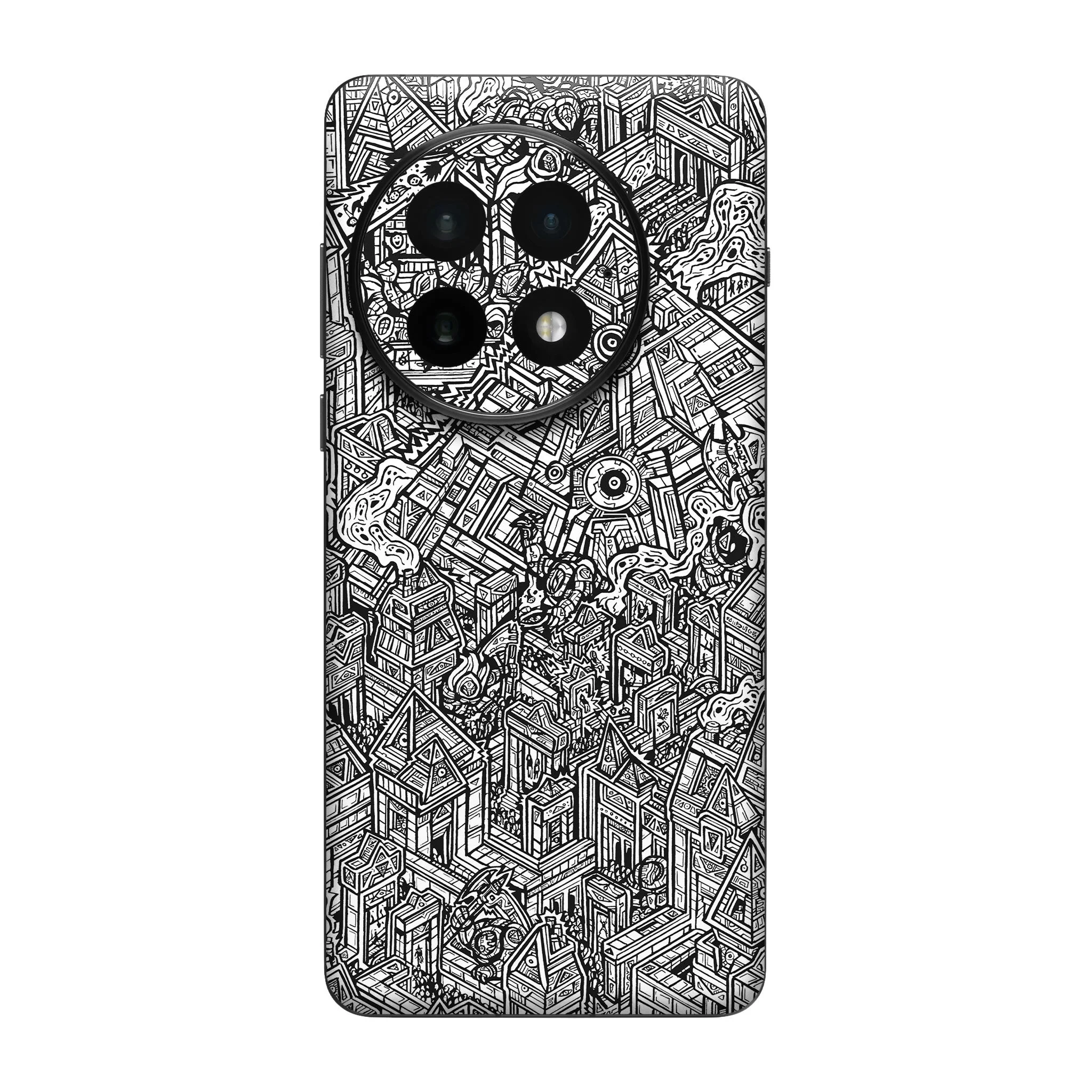 Colorful Decal Skin for OnePlus ACE6T ACE5PRO15 13 12 Back Screen Protector Film Cover Wrap Anti-scratch Durable Sticker