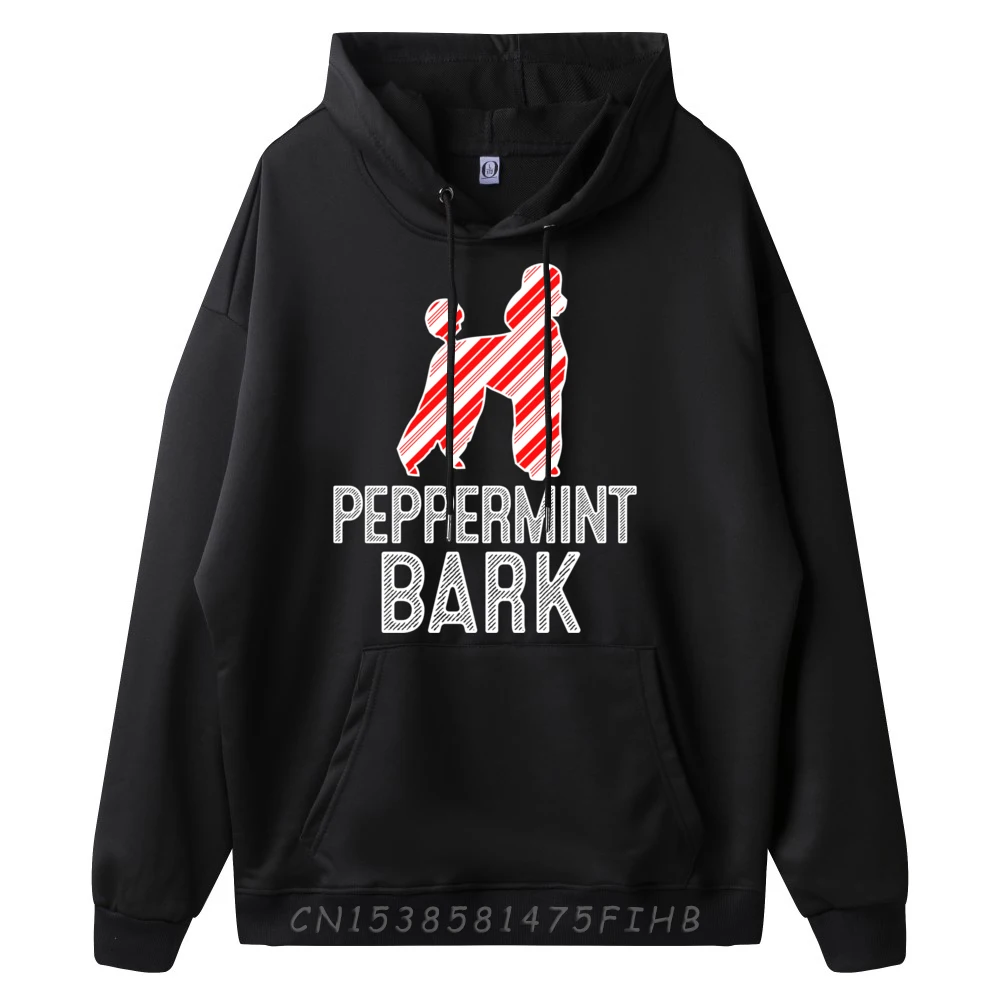 Poodle Peppermint Bark Christmas Dog Designer Hoodie Sale Long Sleeve Pullover Hoodie For Men Pullover