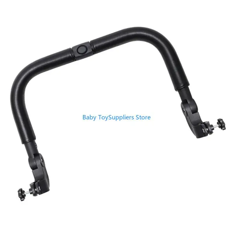 

R1WF Эргономичный безопасный подлокотник для детских колясок Ручка из искусственной кожи Защита детской коляски Простая для