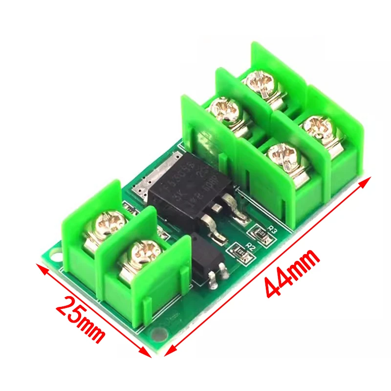 Electronic switch control board, pulse triggered switch module, DC controlled MOSFET optocoupler