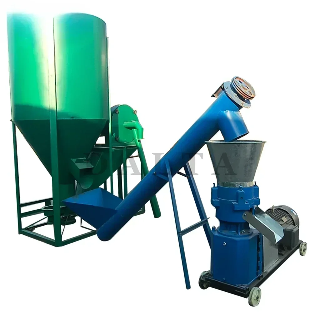 High-Capacity 250-350KG/H Pellet Mill | Multi-Use for Pig, Cattle & Poultry Feed Processing