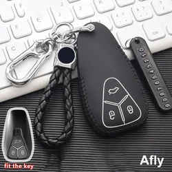 Car Key Case for Skyworth EV6 Skywell ET5 HT-i HTI Imperium SEV Elaris Beo Phev Keychain Bag Shell Remote Cover Accessories