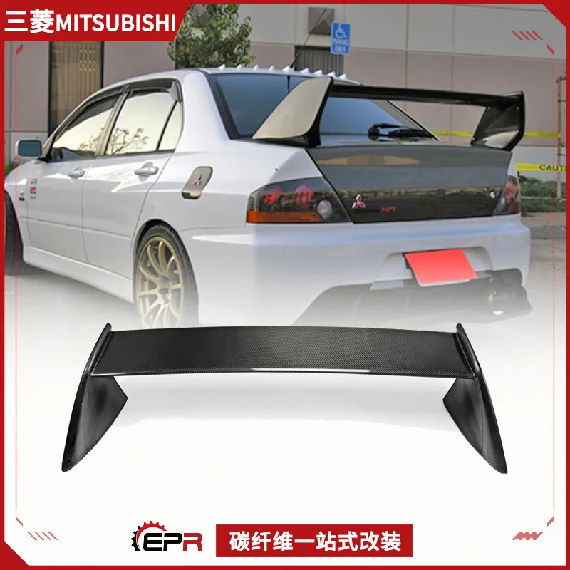 

Подходит для Mitsubishi Evolution7 8 9, модифицированный тип FQ, хвост из углеродного волокна, задняя крышка, фиксированное ветровое крыло