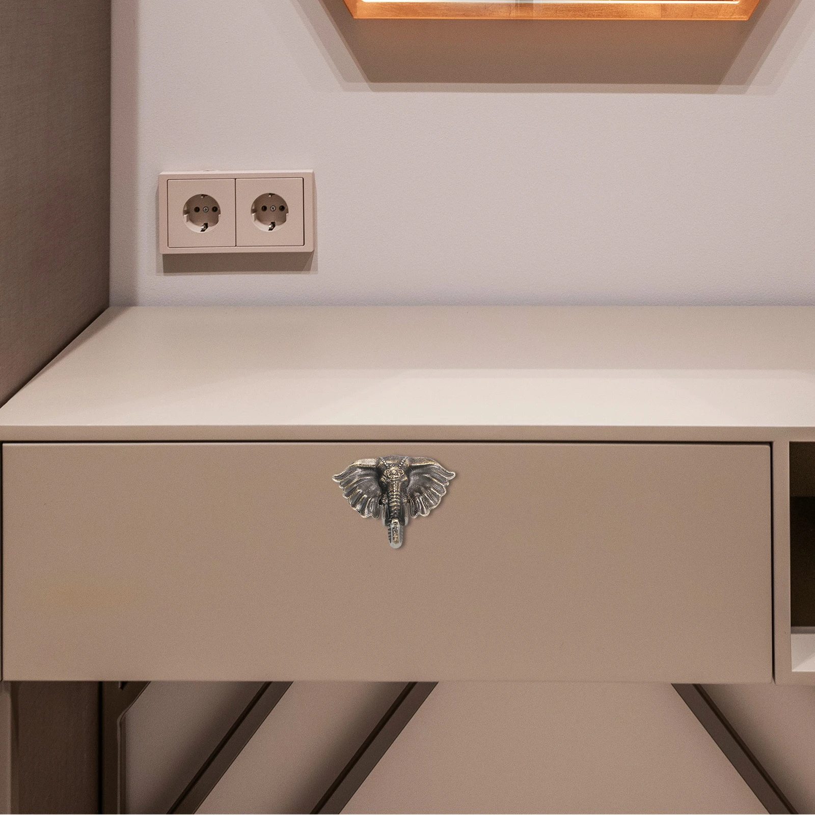 

10 set Animal Head Cabinet Knobs Zinc Alloy Drawer Pulls Style Furniture Handles Door Replacement For Kitchen Dresser