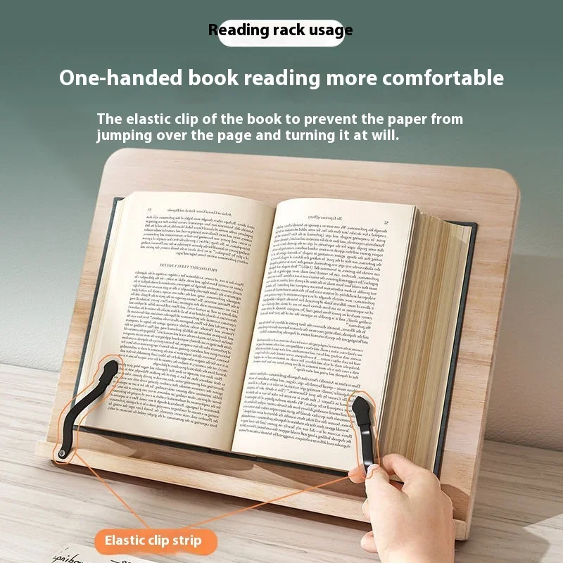 Solid Wood Reading Stand Students Children Reading Adults Multi-functional Computer Adjustment Book Holder