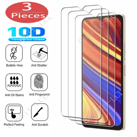 3Pcs Tempered Glass For UMIDIGI A11 A13 Pro A13S Bison 2 Pro GT2 5G C1 F3 SE F3S G1 Power 7 Max 7S Screen Protector Cover Film