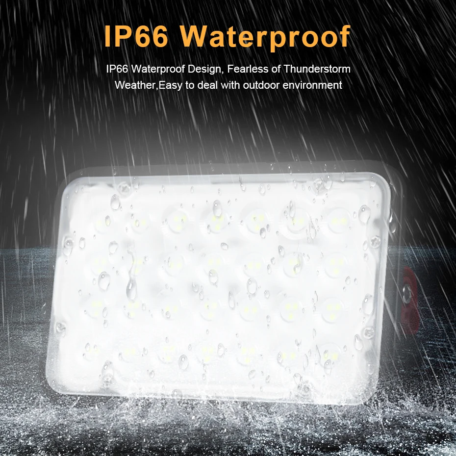 Imagem -05 - Refletor Led Impermeável para Exterior Luz de Inundação Lâmpada de Projetor Led Branco Quente Branco Frio 50w 100w 200w 400w 220v