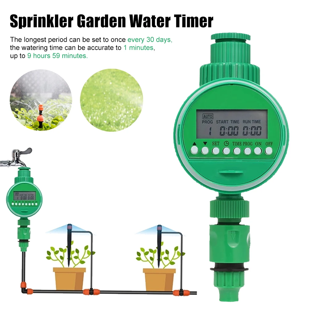 

Garden Smart Water Sprinkler Timer Automatic Irrigation Home Garden Irrigation Timing System Digital Programmable Controller