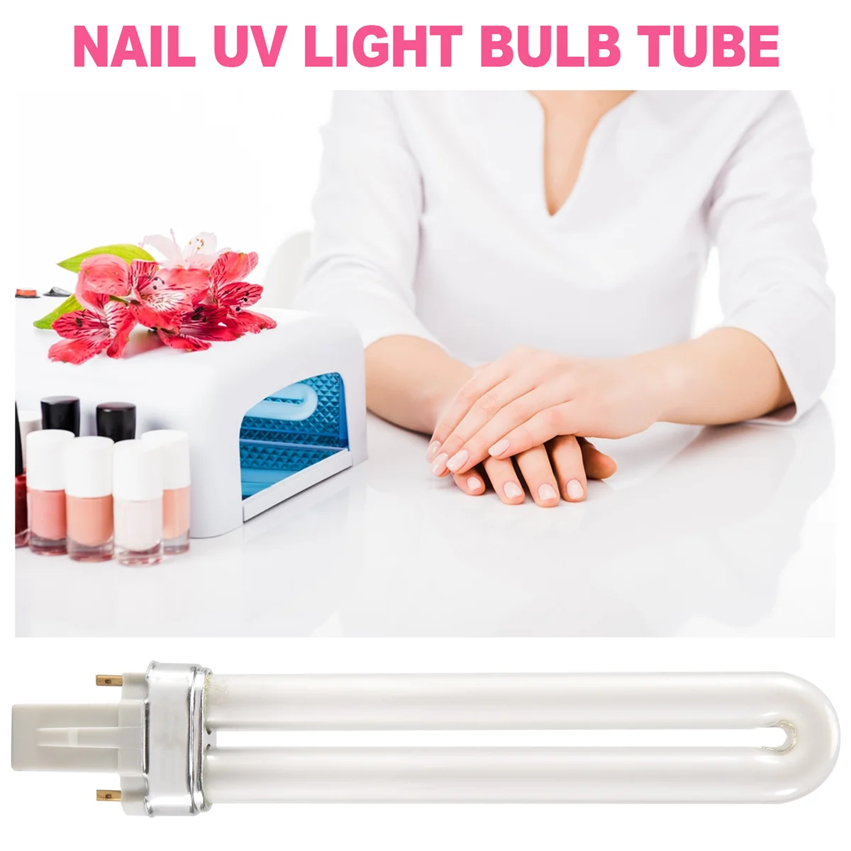 Substituição do tubo da lâmpada UV do prego AT17 4 x 9W para secador de lâmpada de cura UV 36w