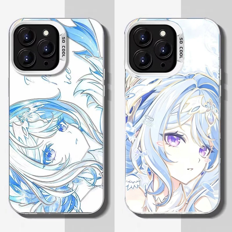 Genshin Impact Odette Vodyanitsa Case For Samsung Galaxy S26 S25 Edge FE S24 S23 S22 Plus Ultra A17 A07 A57 A37 A27 Hard Cover