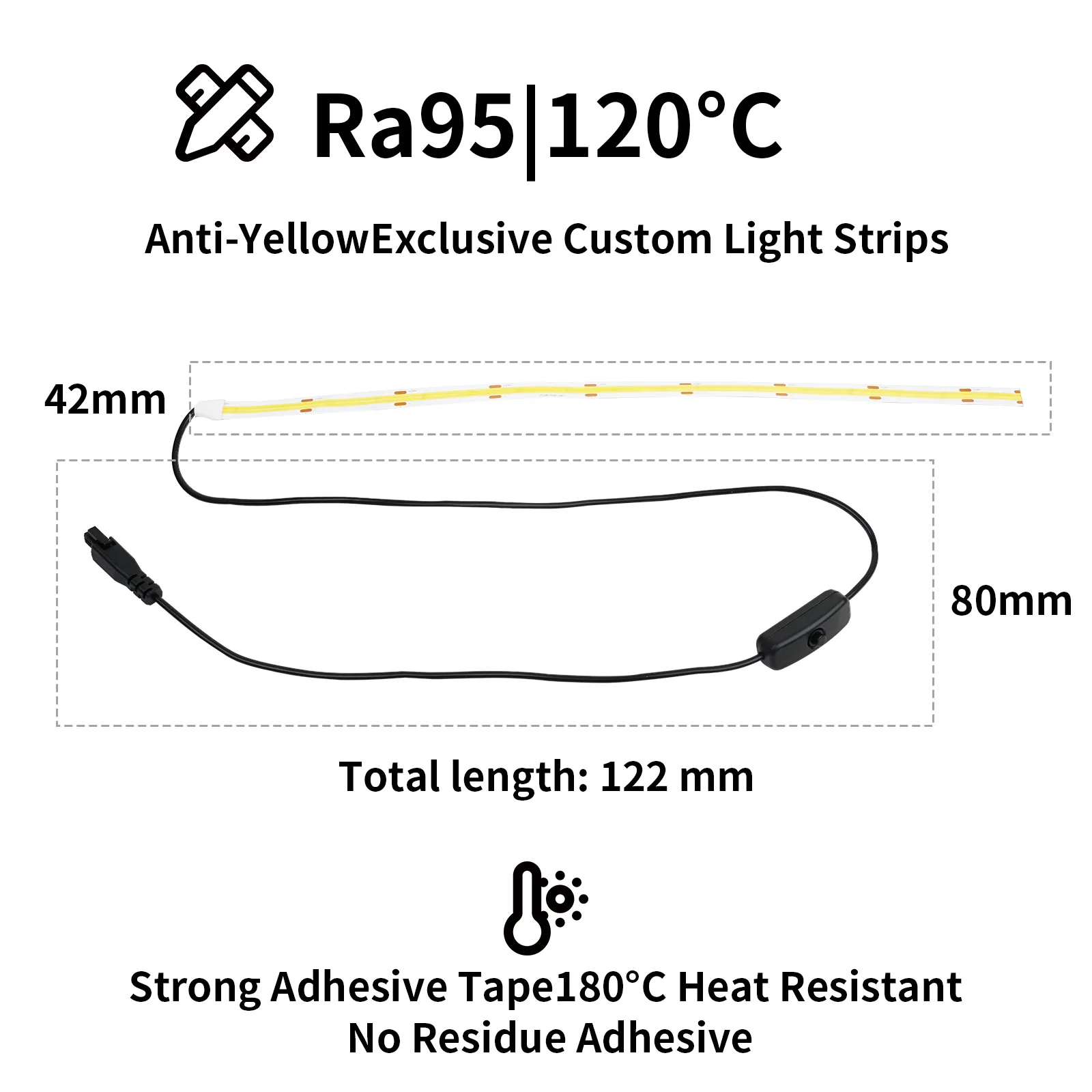 For A2L/A1/A1 Mini LED Light upgrade Induction control 6500K High Brightness Lighting Heat-Resistant Durability 3D printer Parts