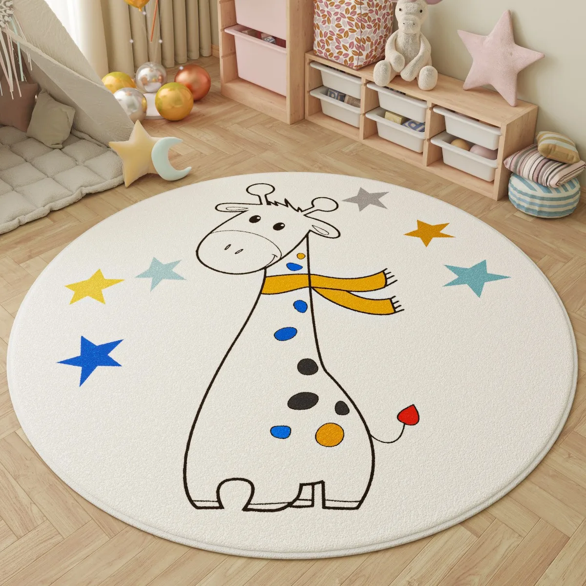 Fun in the Park Kids Round Rug - Kids Outdoor Adventure Park recension och pris