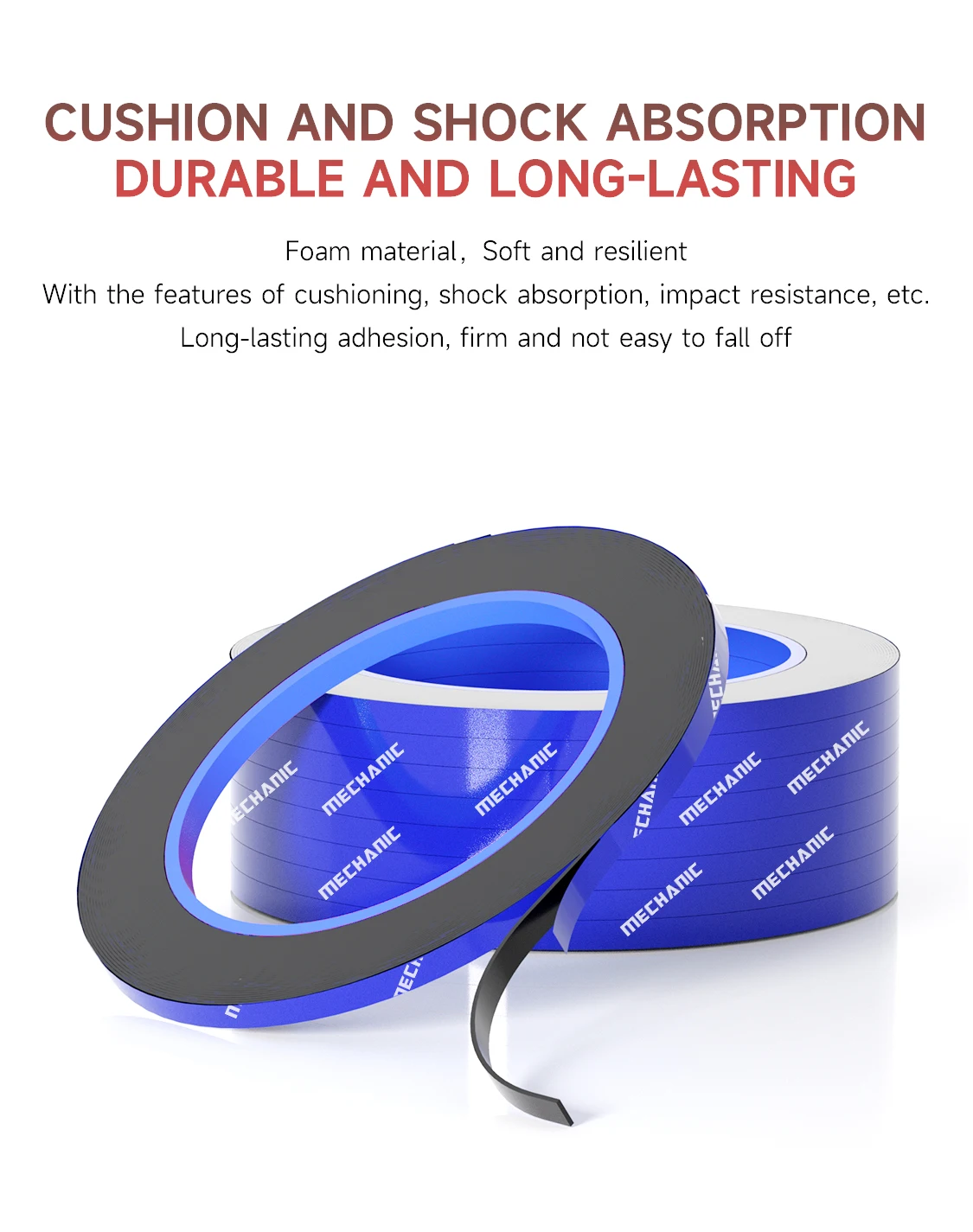 

MECHANIC T3 3mm*7m 50 Rolls Waterproof Double-Sided Adhesive Tape for Phone Tablet Screen Frame Repair High Temp Bonding