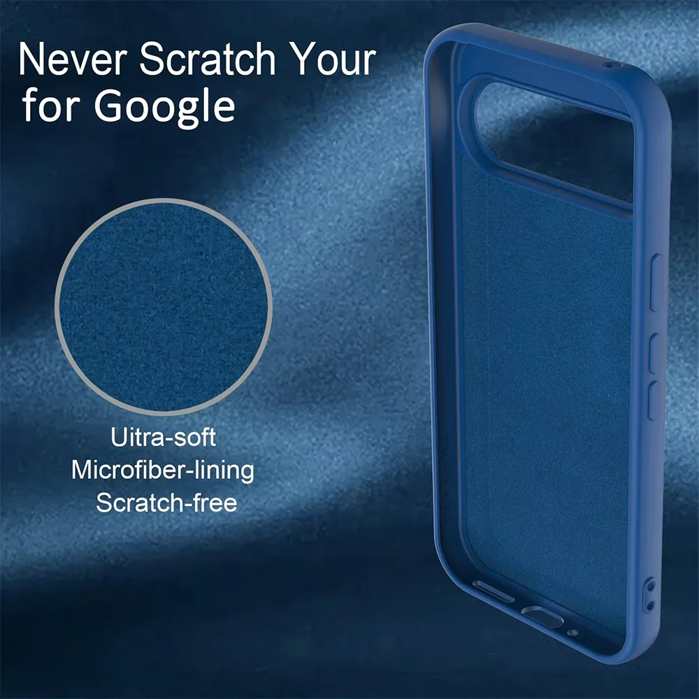 Globaler Verkauf, gut, hautfreundliche, weiche Silikon-Anti-Drop-Telefonhülle für Google Pixel 10 Pro XL 9, 8, 7, 9A, 8A, 7A, schlanke Schutzabdeckung – Detail 2
