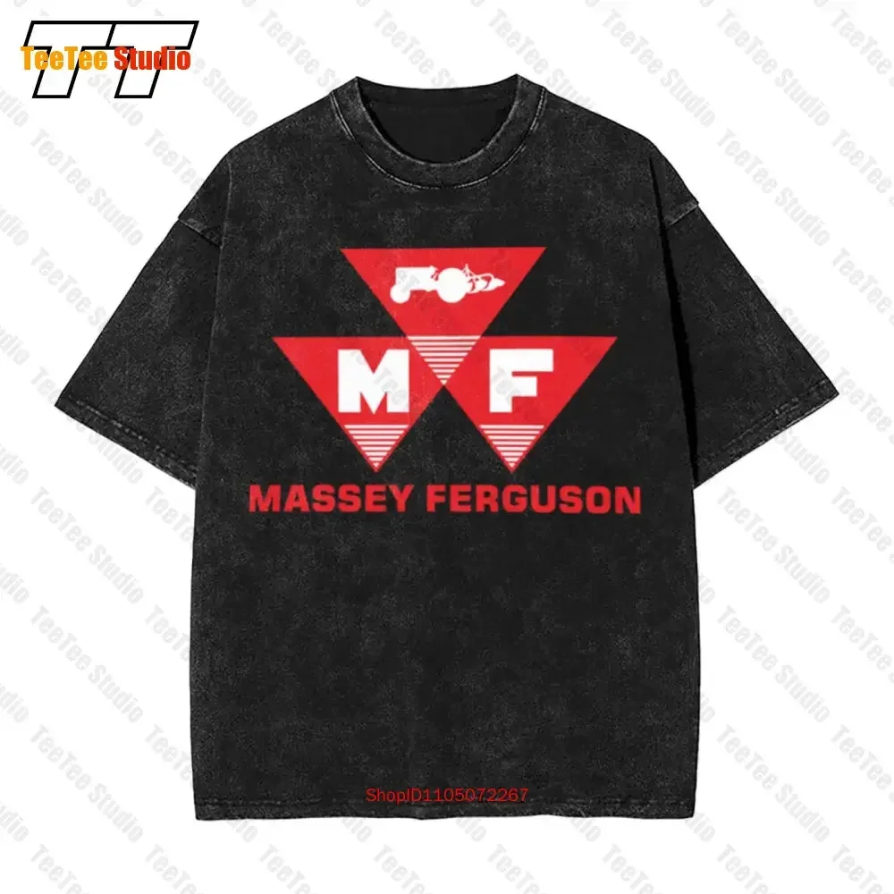 Massey Ferguson Tractor Agriculture Logo Vintage Oversized T-Shirt Y43X