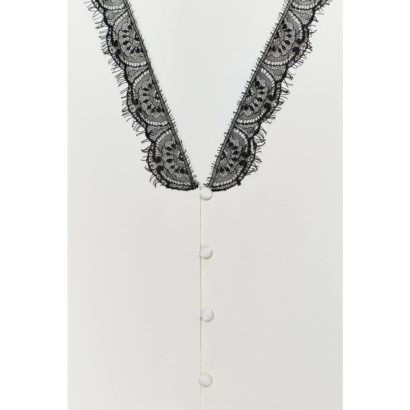 V-Ne cor blo renda guarnição cetim de seda sensação irt calças casuais conjunto feminino faion outono coleção neutra sle cintura média