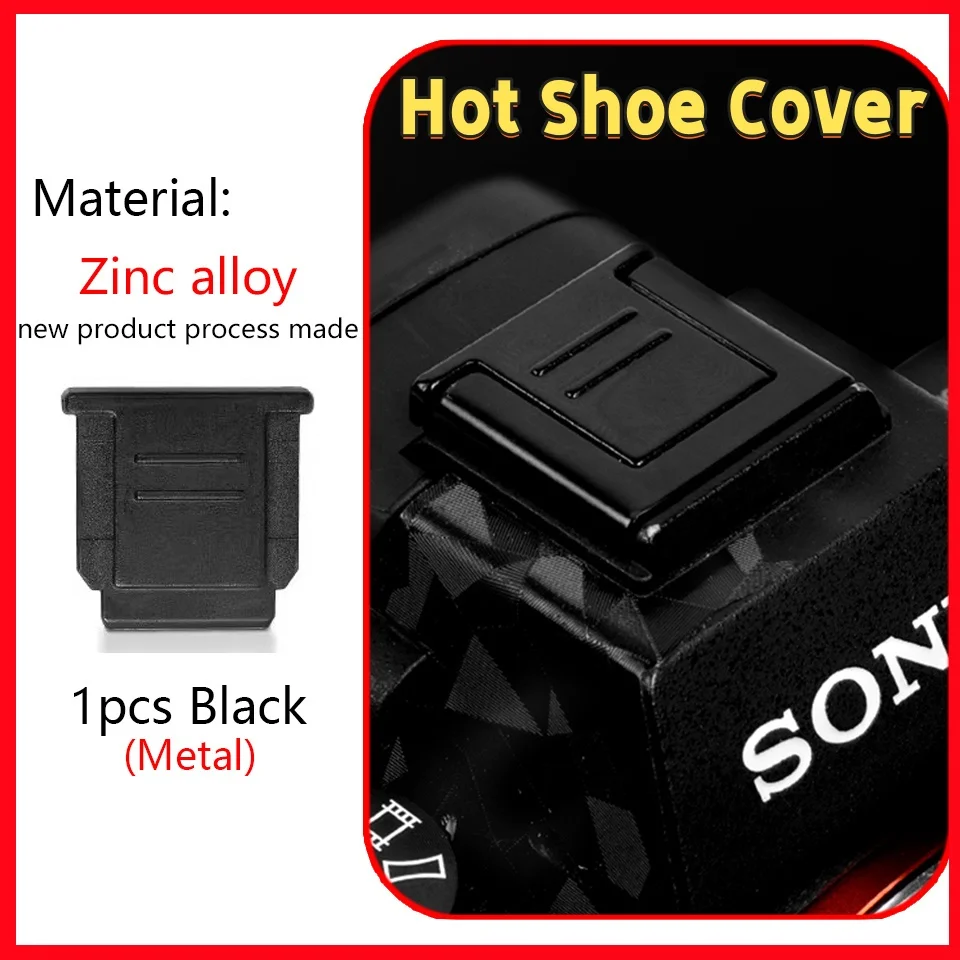 Metal ABS Camera Hot Shoe Cover Flash Protector Cap for Sony A7M4 A6600 DSC-HX400 DSC-HX400V HX50 HX50V HX60 HX60V Accessories