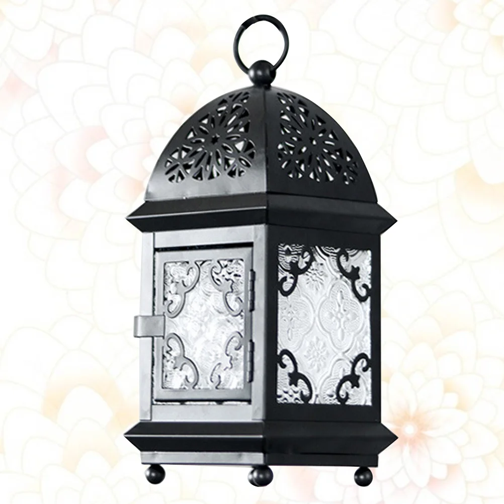 

European Moroccan Iron Art Holder Chic Desktop Stand Home Decoration Party Wedding European Moroccan Candlestick