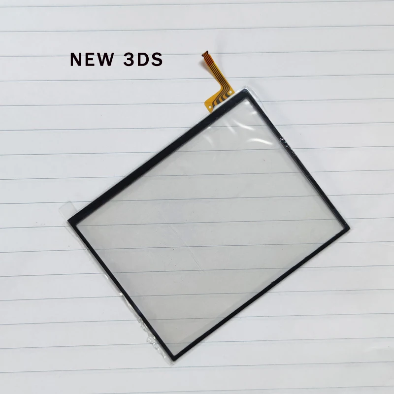 Touch Digitizer Bottom Glass Screen Lens Mirror For NEW 3DS Console With Tape