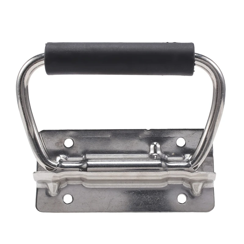 

Loaded Case Handle Heavy Duty Handles Box Ring Folding Handle Stainless Steel Surface Mount Chest Handle