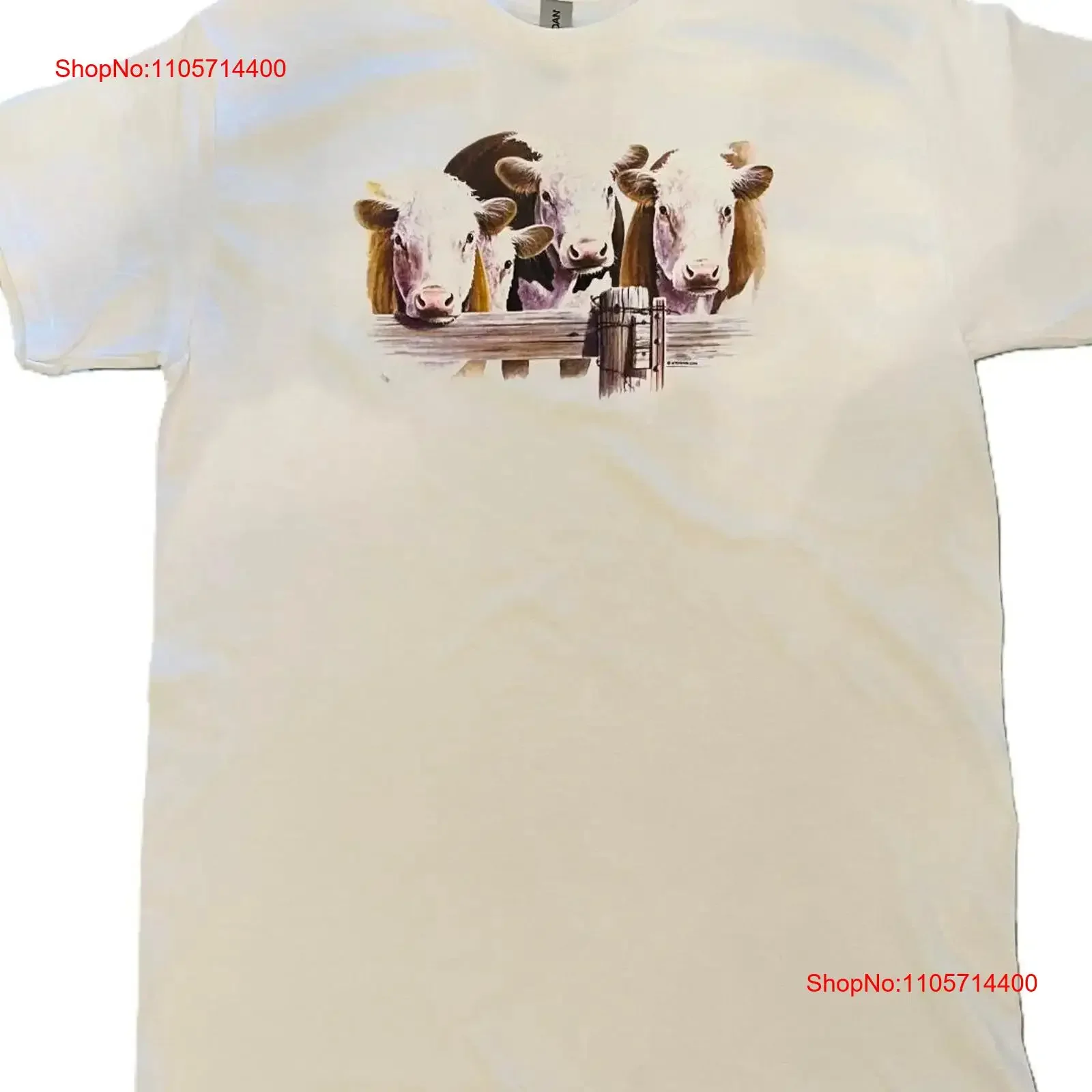 Cow T Shirt Hereford Cows SweaT Available on Request 298d vintage Washed Stylish Top For Everyday Wear Versatile Unisex